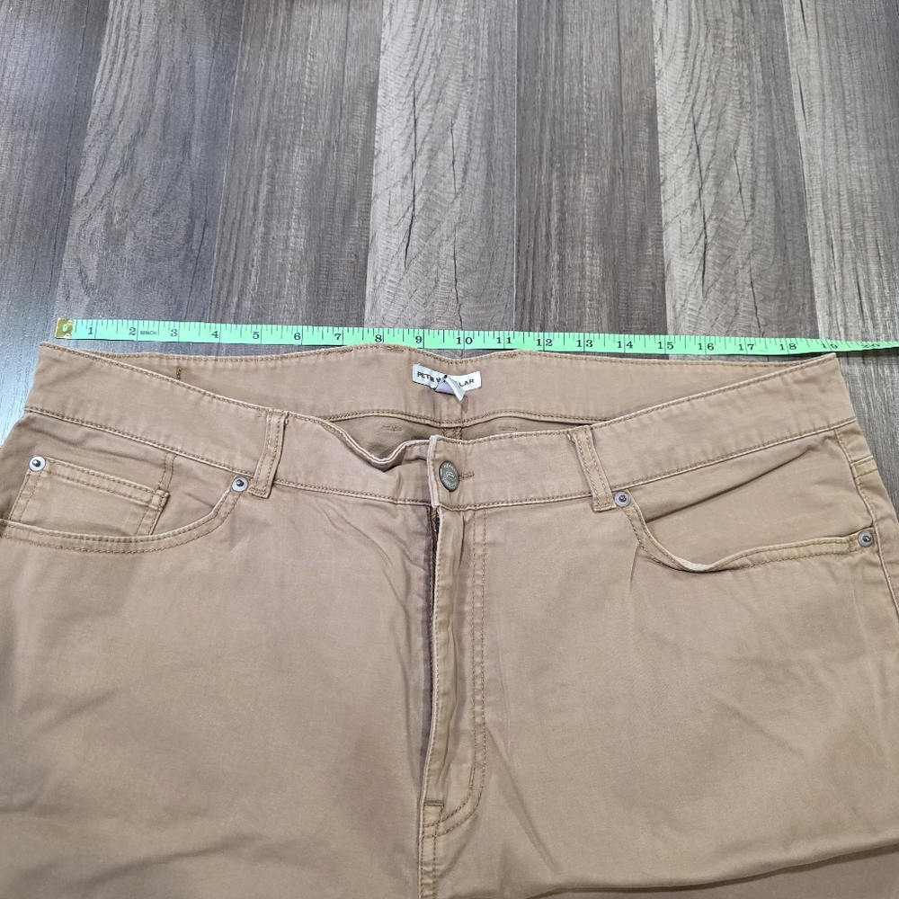 Peter Millar Versatile Performance Twill Stretch Straight Leg Khaki Pants. 40 - Picture 9 of 11